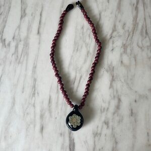 One of a kind glass artisan necklace